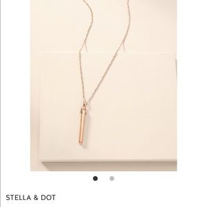 Stella & Dot Rebel Pendant, rose gold